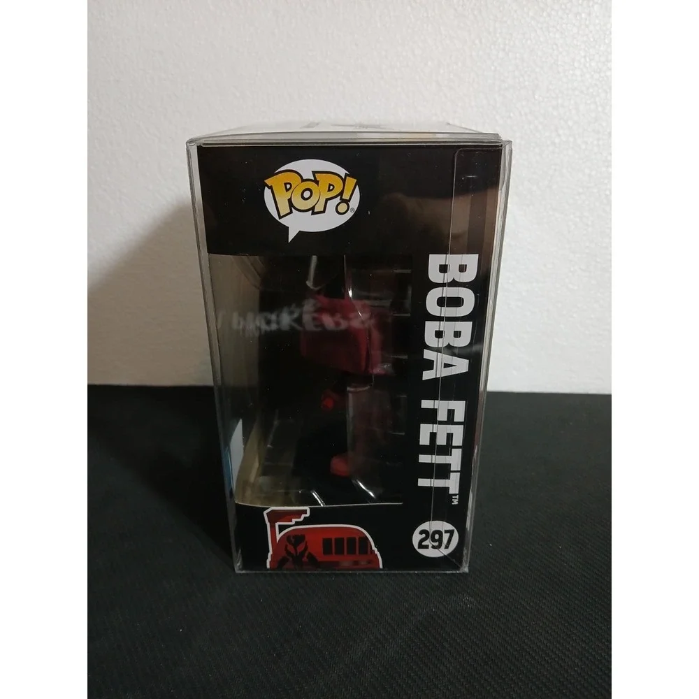 Funko Pop Star Wars Boba Fett Red 2020 WonderCon Exclusive #297 W/ Protector